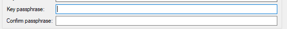 Key passphrase